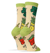 What's Up Succa | Women's Cotton Crew Funny Socks