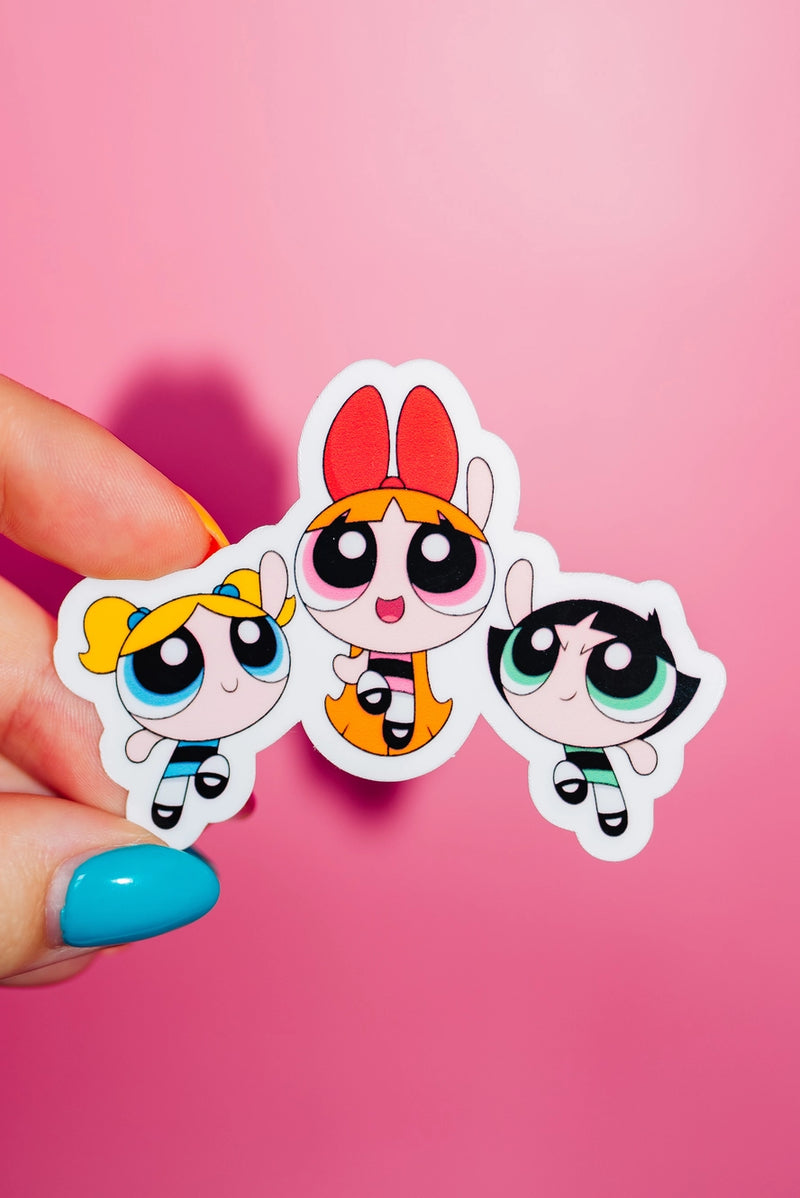 Power Puff Trio Sticker