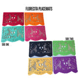 Double-Sided Felt "Papel Picado" Placemat Sets (Florecita) at Sew Bonita in Corpus Christi, TX.