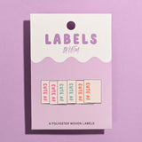 Cute AF! Woven Labels