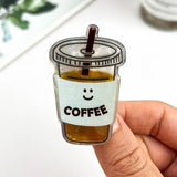 Mini Coffee Hair Clip
