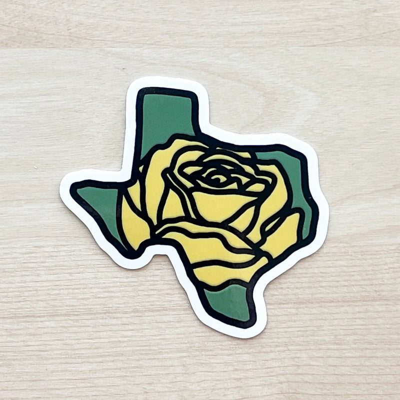 Yellow Rose Texas Sticker