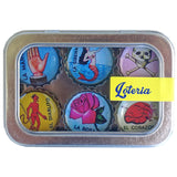 loteria bottle cap magnets from kate's magnets at sew bonita in corpus christi texas