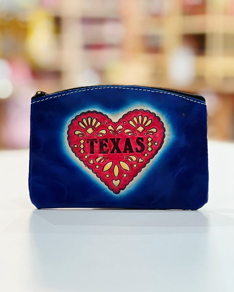 Texas Leather Coin Pouch