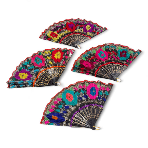 Embroidered Fans