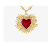 Sacred Heart Milagro Necklace