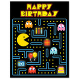 Retro Acarcade Birthday Card