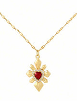 Sacred Heart Milagro Necklace