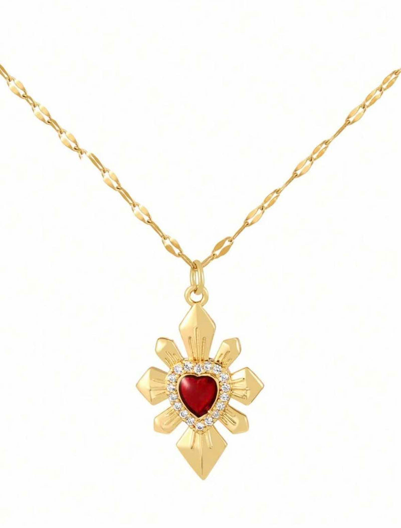 Sacred Heart Milagro Necklace