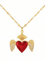 Sacred Heart Milagro Necklace