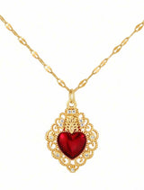 Sacred Heart Milagro Necklace