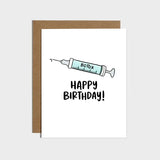 Botox Birthday Card