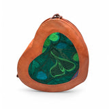 Leather Heart Crossbody