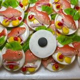 Fried Fish Plate Kitchen Magnet