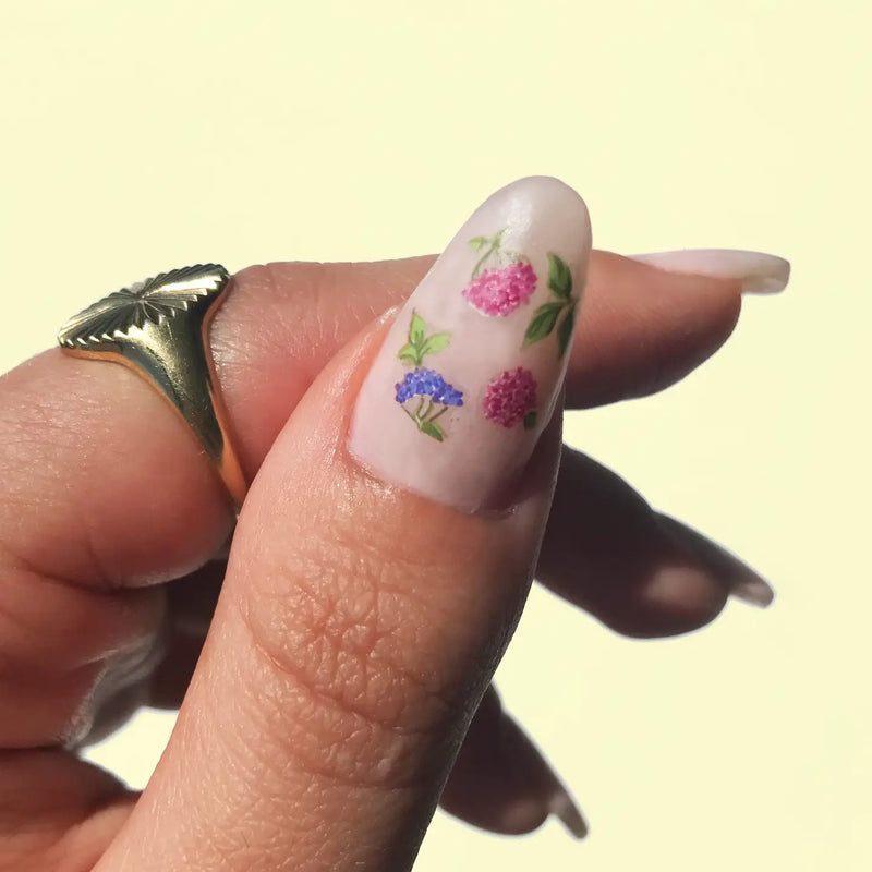 Pink Pony Nail Art Stickers