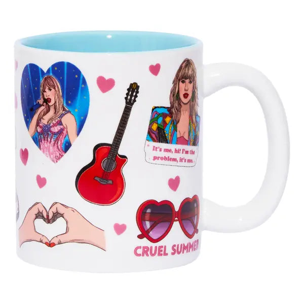 Swiftie Collage Coffee Mug at Sew Bonita in Corpus Christi, TX.