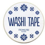 Talavera Azul Mexican Washi Tape