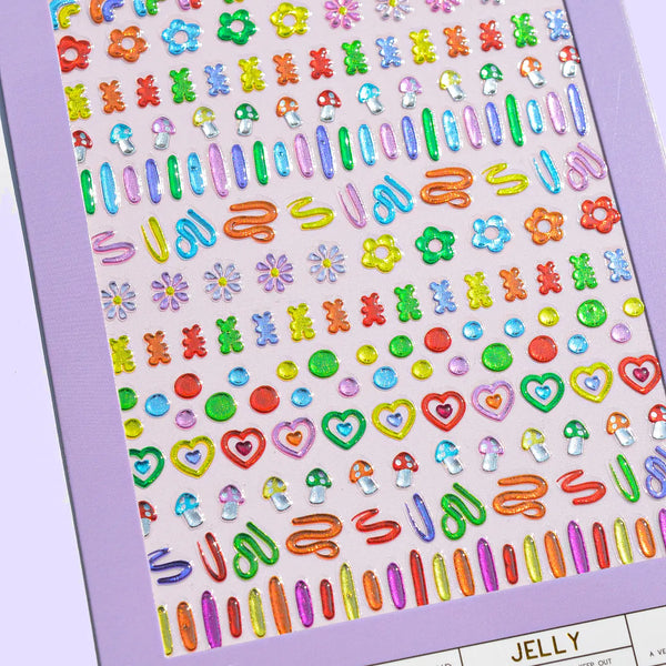 Jelly Nail Art Stickers