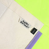 Happy Birthday Woven Labels