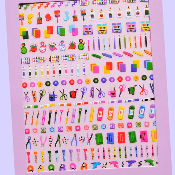 Craft Room Nail Art Stickers