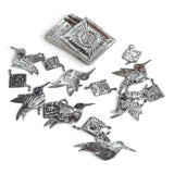 Tin Foil Humming Bird Hanging Decor
