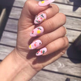 Pink Pony Nail Art Stickers