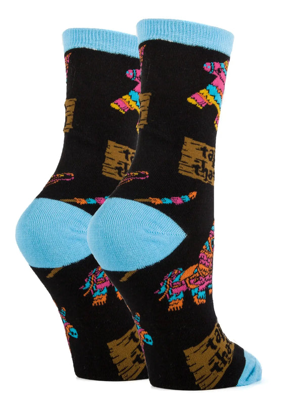 Tap That | Women's Cotton Crew Funny Socks at Sew Bonita in Corpus Christi, TX.