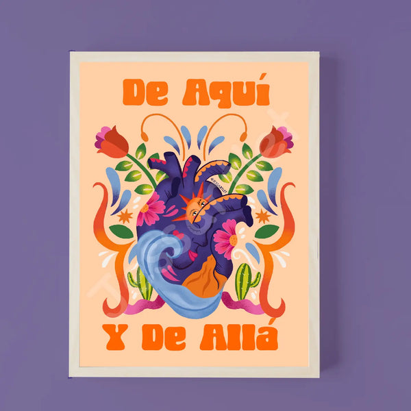 De Aquí Y De Allá Print (5x7")