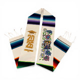 Graduation Serape Stole (Flowers + Lele Doll - Multiple Colors