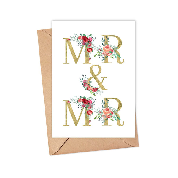 Mr. & Mr. Wedding Card