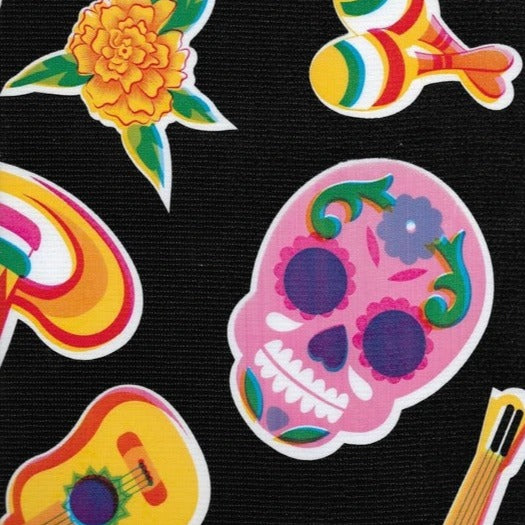 Fiesta Black Oilcloth at Sew Bonita in Corpus Christi, TX.