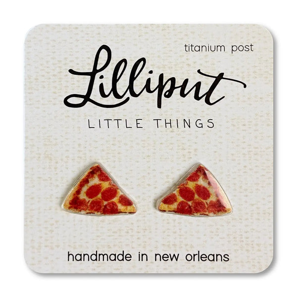Pizza Stud Earrings