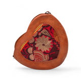 Leather Heart Crossbody