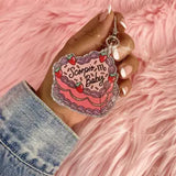 Zodiac Cake Bag Charm / Keychain