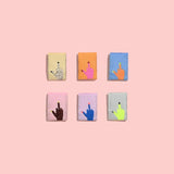 Middle Finger Mini Hands Woven Labels
