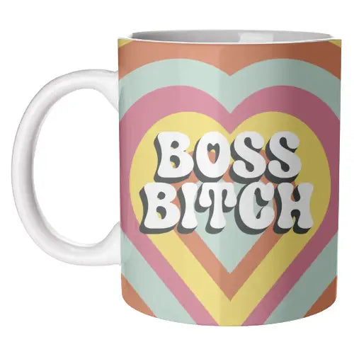 Mugs 'boss Bitch' By Giddy Kipper