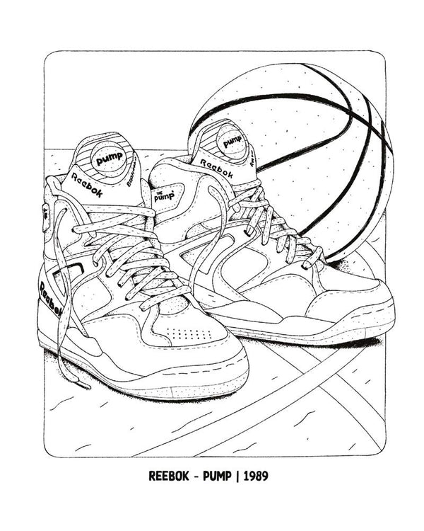 Sneaker Coloring Books: 46 Iconic Kicks at Sew Bonita in Corpus Christi, TX.