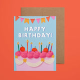 Big Cake Birthday Greeting Card