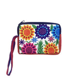 Floral Embroidered Coin Purse