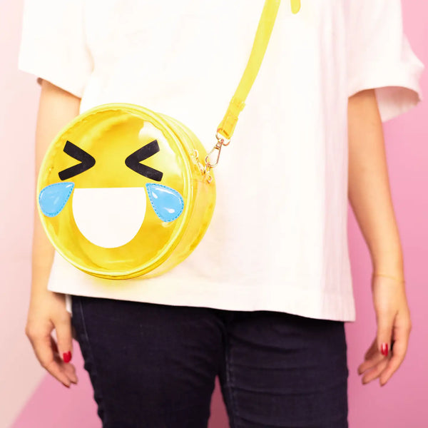 Color Changing Tears of Joy Jelly Emoji Handbag