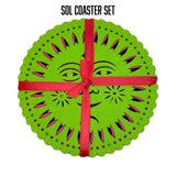 Felt "Papel Picado" Coaster Sets-- Solat at Sew Bonita in Corpus Christi, TX.
