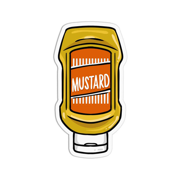 Mustard Sticker Textured Sticker