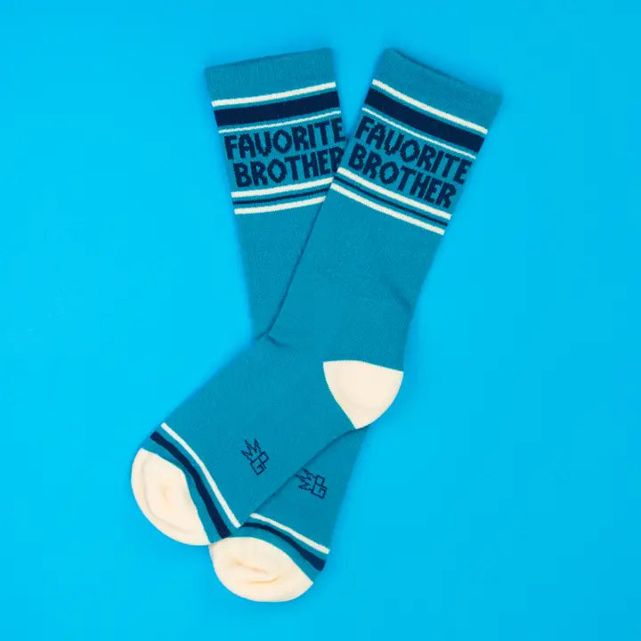 Favorite Brother Gym Crew Socks