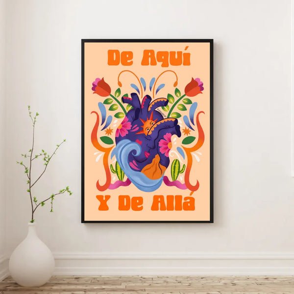 De Aquí Y De Allá Print (5x7")