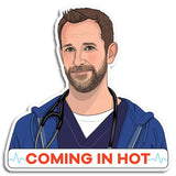 The Pitt Coming in Hot Die Cut Sticker