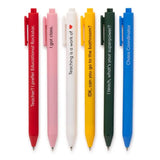 Teaching Is A Work of ❤️ Quotable Gel Pen Set