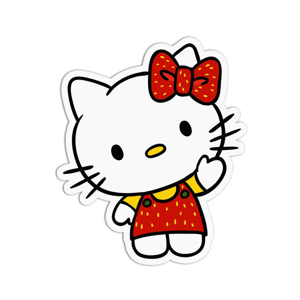 Hello Kitty Textured Sticker