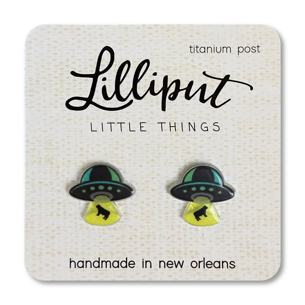 UFO Stud Earrings