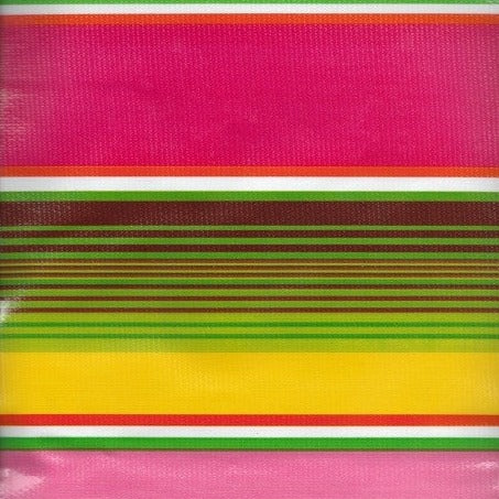 Serape Pink Oilcloth at Sew Bonita in Corpus Christi, TX.