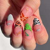 Safari Nail Art Stickers